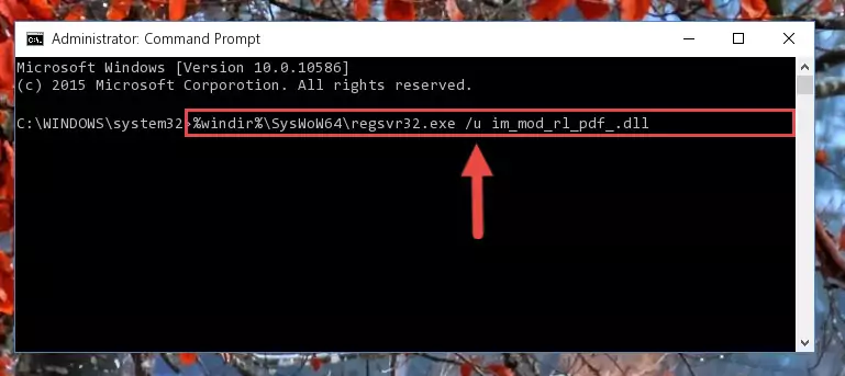 Creating a clean and good registry for the Im_mod_rl_pdf_.dll file (64 Bit için)