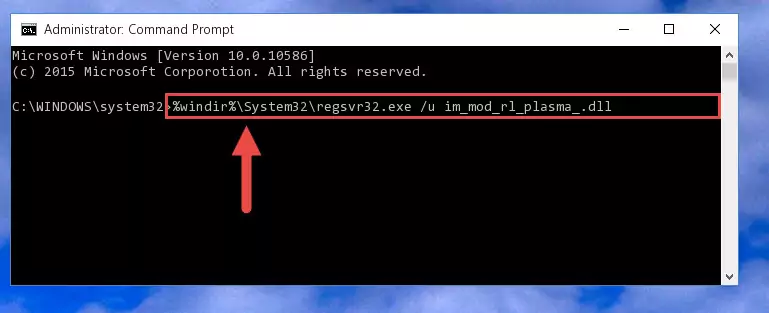 Extracting the Im_mod_rl_plasma_.dll file from the .zip file