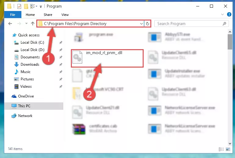 Choosing the Im_mod_rl_pnm_.dll file