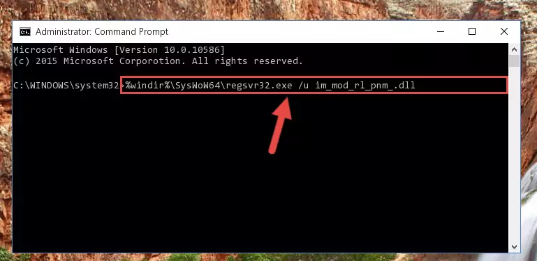 Creating a clean registry for the Im_mod_rl_pnm_.dll file (for 64 Bit)