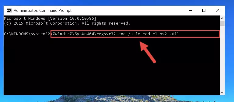 Making a clean registry for the Im_mod_rl_ps2_.dll file in Regedit (Windows Registry Editor)