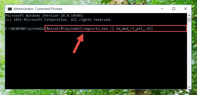 Creating a clean registry for the Im_mod_rl_ps3_.dll library (for 64 Bit)