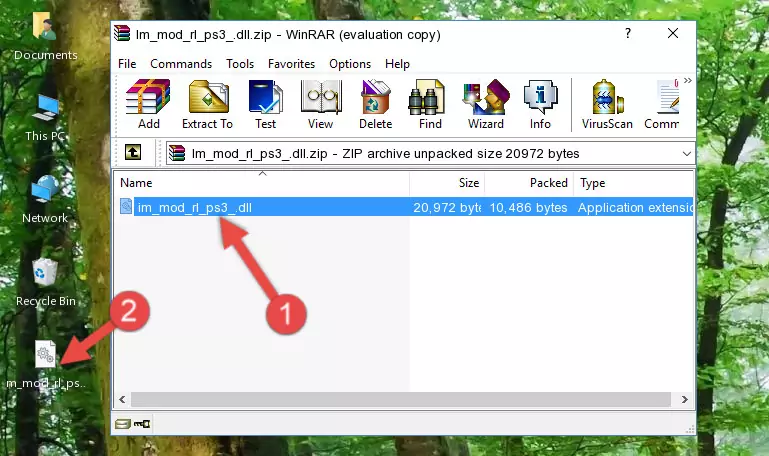 Copying the Im_mod_rl_ps3_.dll library into the program's installation directory