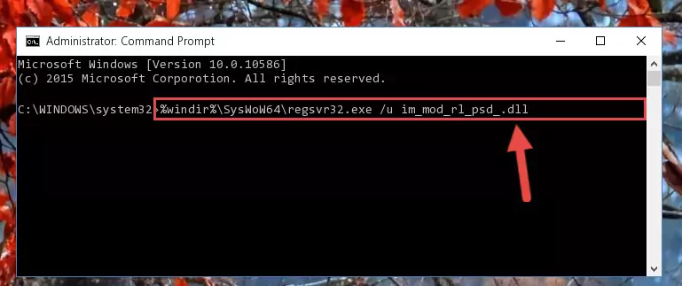 Making a clean registry for the Im_mod_rl_psd_.dll file in Regedit (Windows Registry Editor)