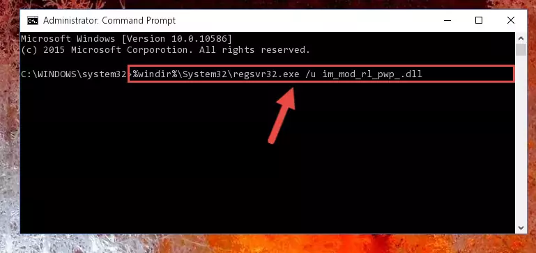 Extracting the Im_mod_rl_pwp_.dll file from the .zip file