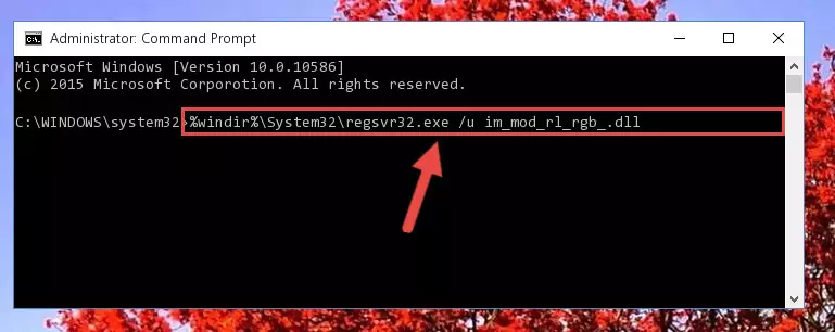 Extracting the Im_mod_rl_rgb_.dll file