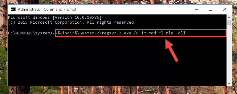 Extracting the Im_mod_rl_rle_.dll file