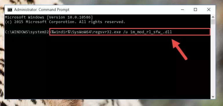 Creating a clean and good registry for the Im_mod_rl_sfw_.dll library (64 Bit için)