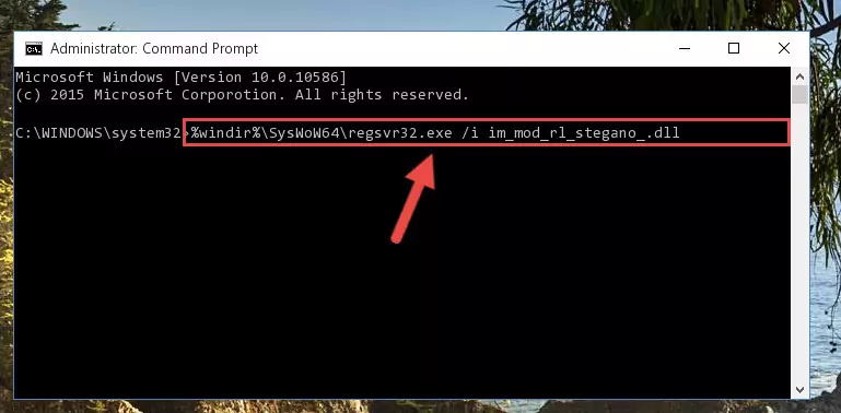 Uninstalling the Im_mod_rl_stegano_.dll library's problematic registry from Regedit (for 64 Bit)