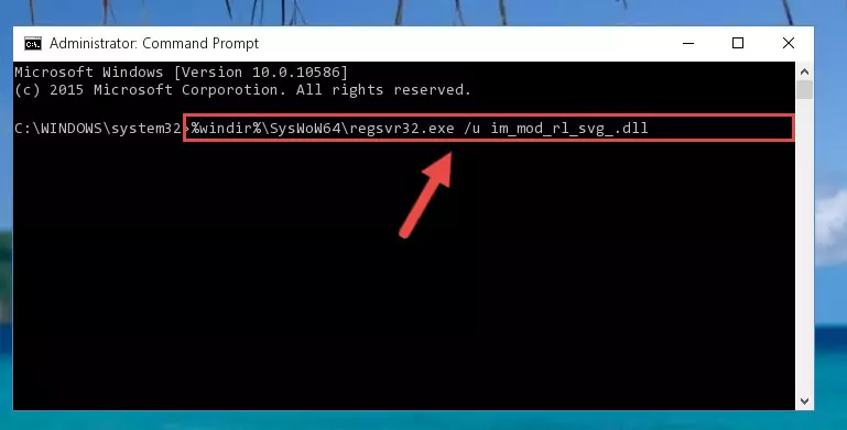 Making a clean registry for the Im_mod_rl_svg_.dll library in Regedit (Windows Registry Editor)