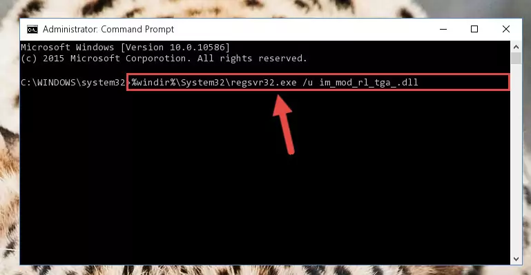 Extracting the Im_mod_rl_tga_.dll file from the .zip file