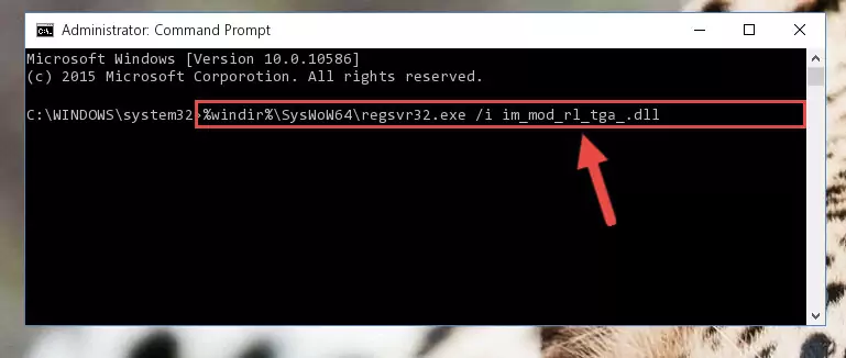 Cleaning the problematic registry of the Im_mod_rl_tga_.dll file from the Windows Registry Editor