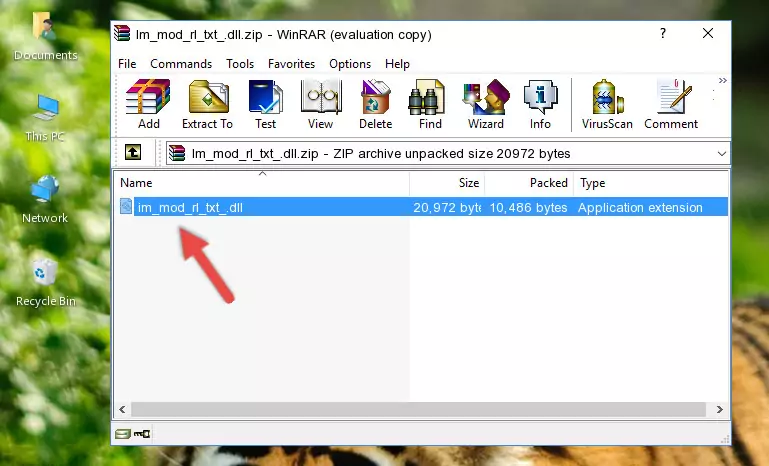 Pasting the Im_mod_rl_txt_.dll library into the program's installation directory