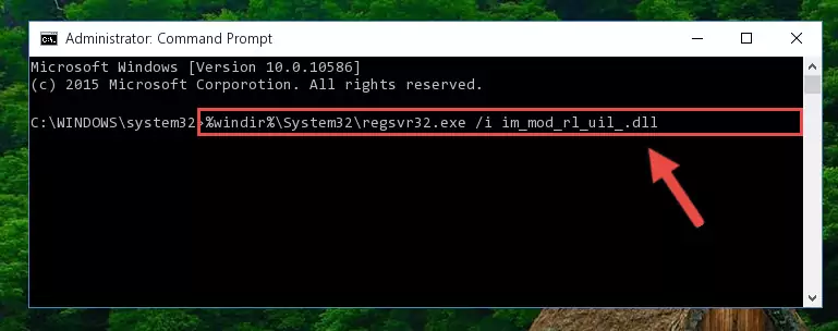 Creating a clean registry for the Im_mod_rl_uil_.dll library (for 64 Bit)