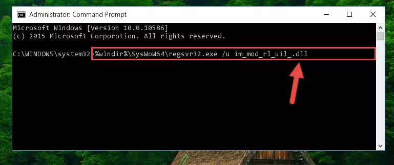 Creating a new registry for the Im_mod_rl_uil_.dll library