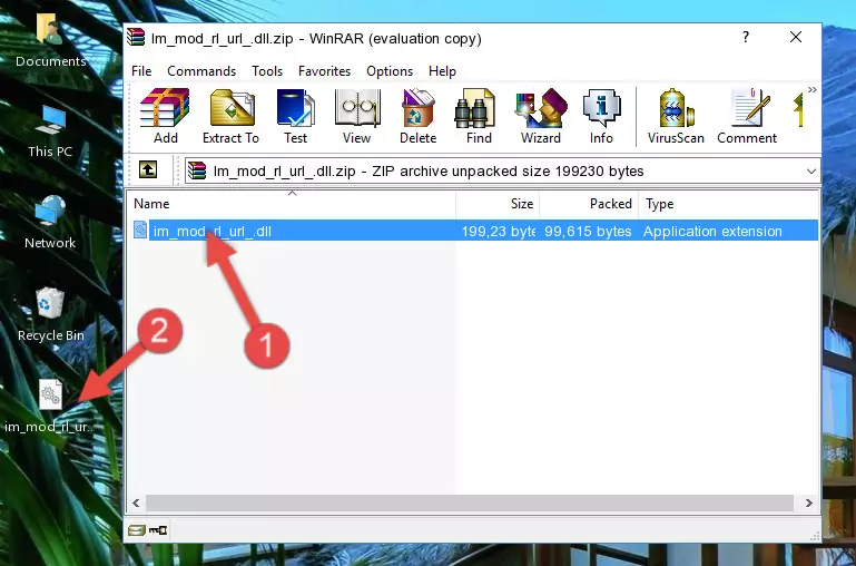 Pasting the Im_mod_rl_url_.dll library into the program's installation directory