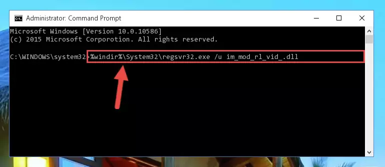 Extracting the Im_mod_rl_vid_.dll file