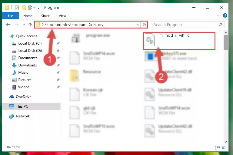 Choosing the Im_mod_rl_viff_.dll file