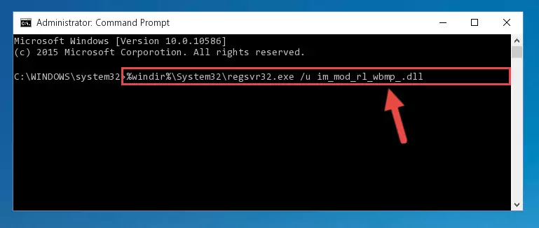 Creating a new registry for the Im_mod_rl_wbmp_.dll library