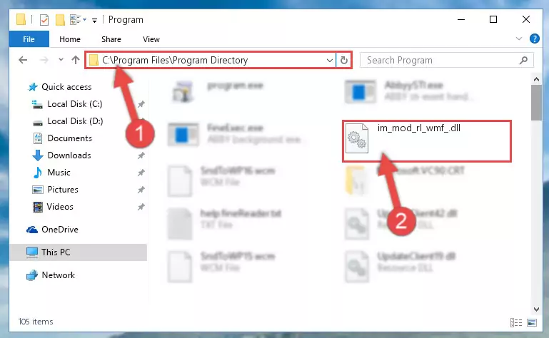 Choosing the Im_mod_rl_wmf_.dll file