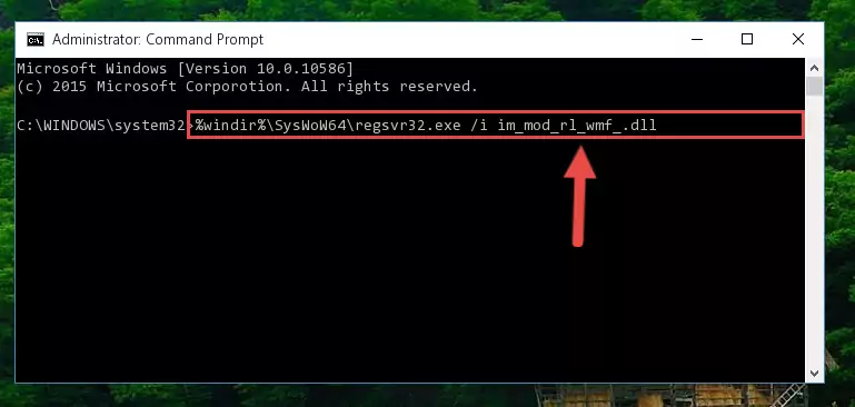 Uninstalling the Im_mod_rl_wmf_.dll file's problematic registry from Regedit (for 64 Bit)