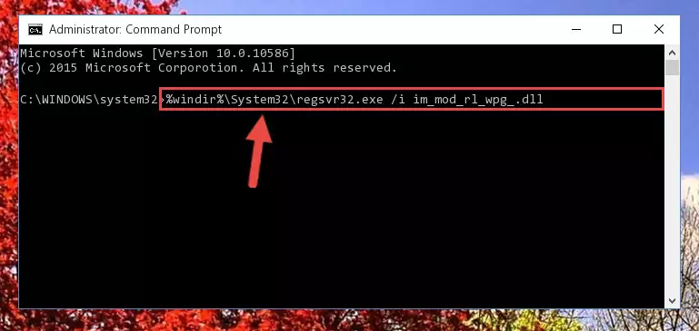 Creating a clean registry for the Im_mod_rl_wpg_.dll file (for 64 Bit)