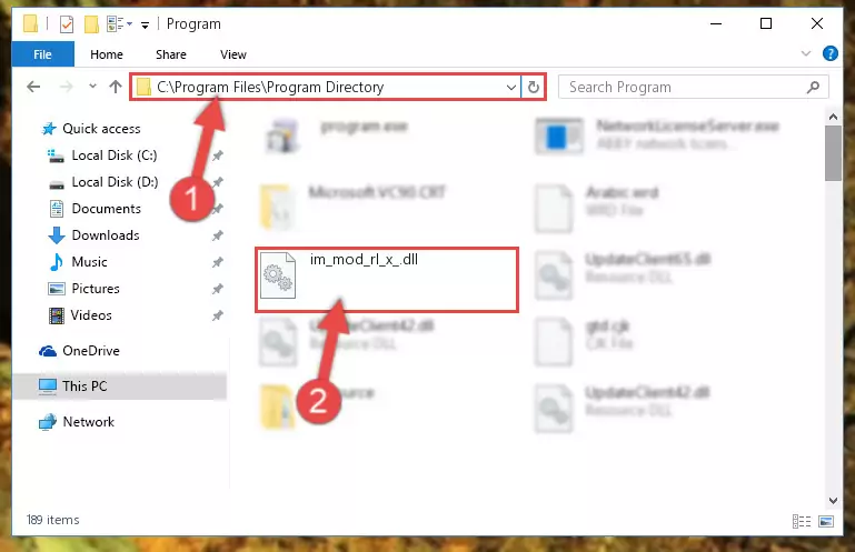 Choosing the Im_mod_rl_x_.dll file