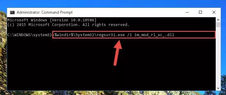 Cleaning the problematic registry of the Im_mod_rl_xc_.dll library from the Windows Registry Editor