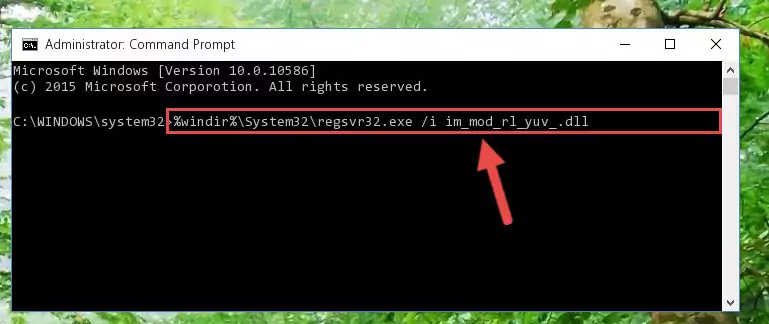Creating a clean and good registry for the Im_mod_rl_yuv_.dll file (64 Bit için)