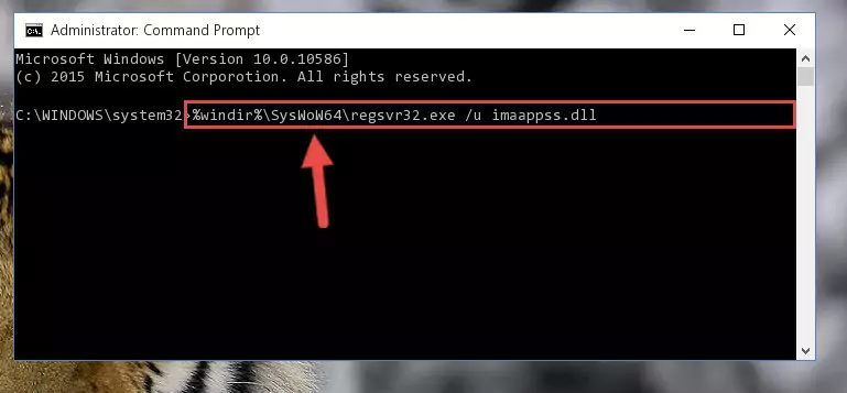 Creating a clean registry for the Imaappss.dll file (for 64 Bit)