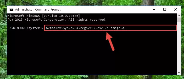Uninstalling the Image.dll library from the system registry