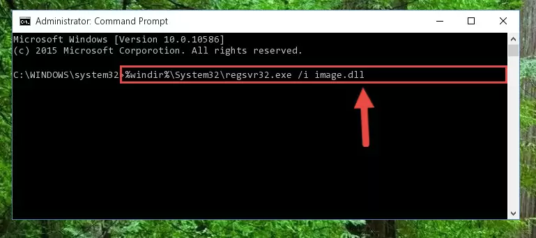 Reregistering the Image.dll library in the system (for 64 Bit)