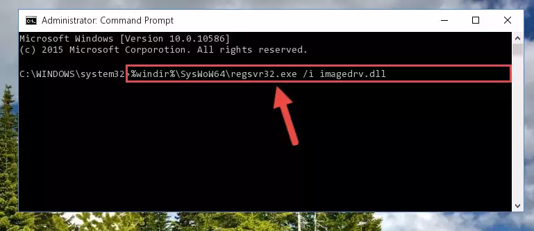 Cleaning the problematic registry of the Imagedrv.dll library from the Windows Registry Editor