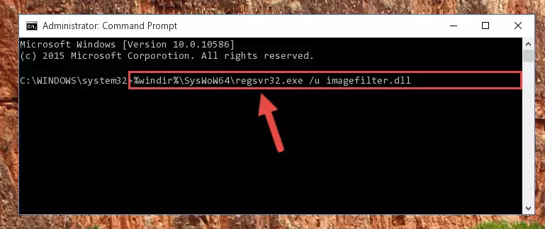 Creating a clean registry for the Imagefilter.dll file (for 64 Bit)