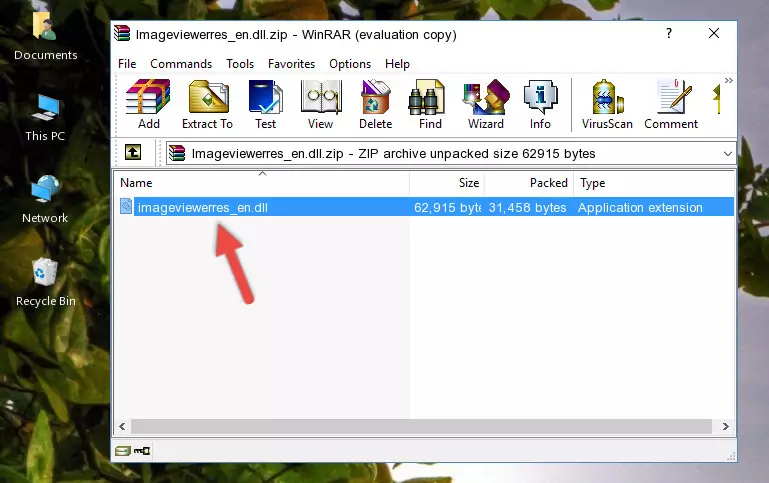 Pasting the Imageviewerres_en.dll file into the software's file folder