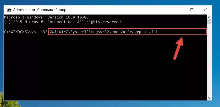 Making a clean registry for the Imagrpsal.dll library in Regedit (Windows Registry Editor)