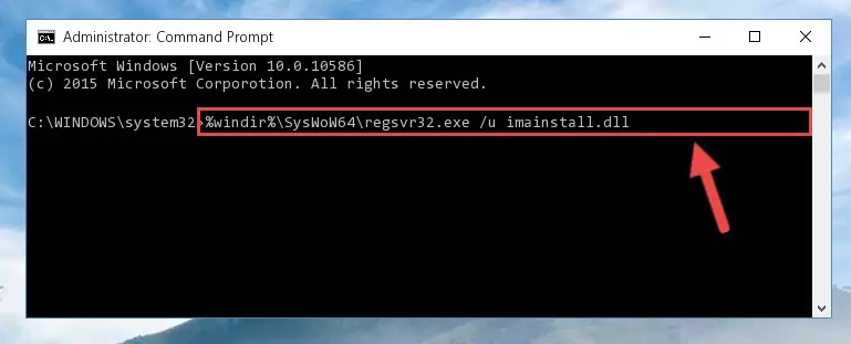 Creating a clean registry for the Imainstall.dll file (for 64 Bit)