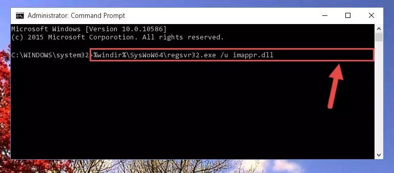 Creating a new registry for the Imappr.dll file