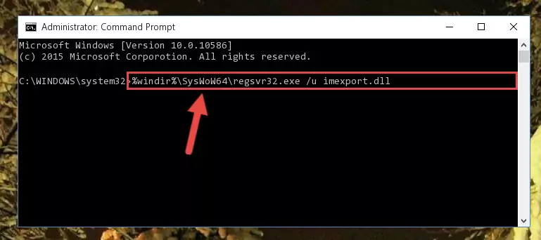 Creating a clean registry for the Imexport.dll file (for 64 Bit)