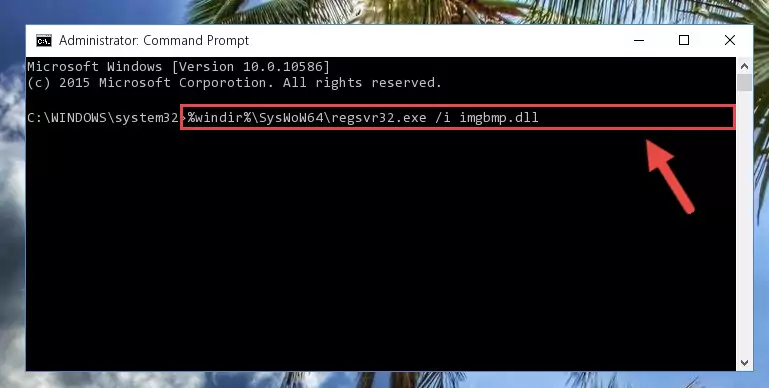 Uninstalling the broken registry of the Imgbmp.dll file from the Windows Registry Editor (for 64 Bit)