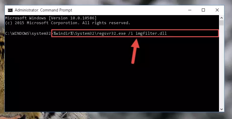Creating a clean registry for the Imgfilter.dll library (for 64 Bit)