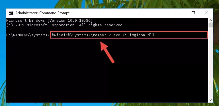 Deleting the damaged registry of the Imgicon.dll