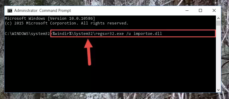 Making a clean registry for the Importoe.dll file in Regedit (Windows Registry Editor)