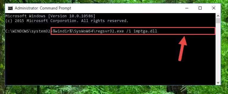 Uninstalling the broken registry of the Imptga.dll library from the Windows Registry Editor (for 64 Bit)