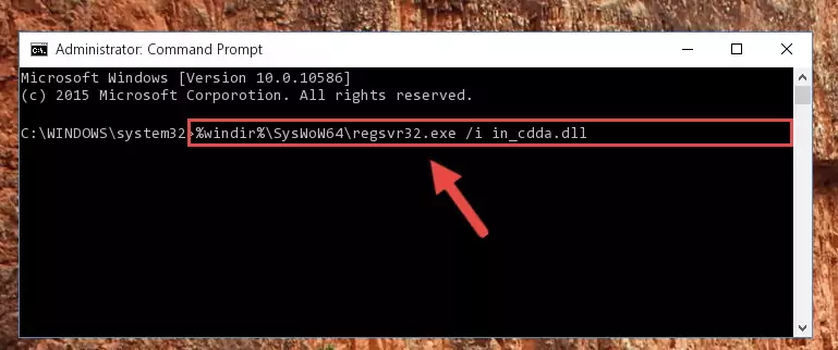 Uninstalling the In_cdda.dll library's broken registry from the Registry Editor (for 64 Bit)
