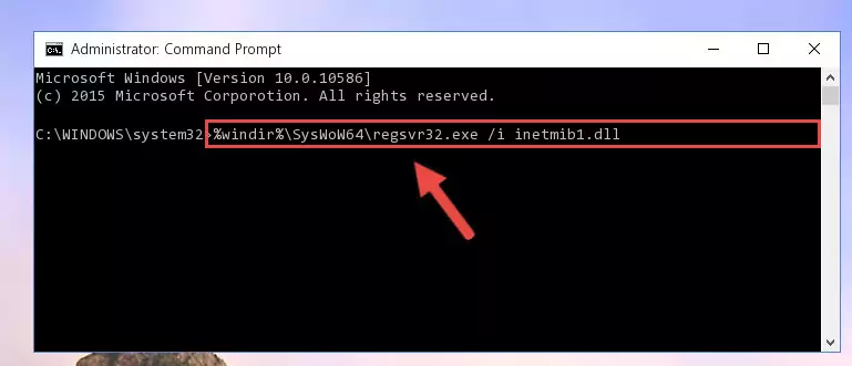 Uninstalling the Inetmib1.dll file's problematic registry from Regedit (for 64 Bit)