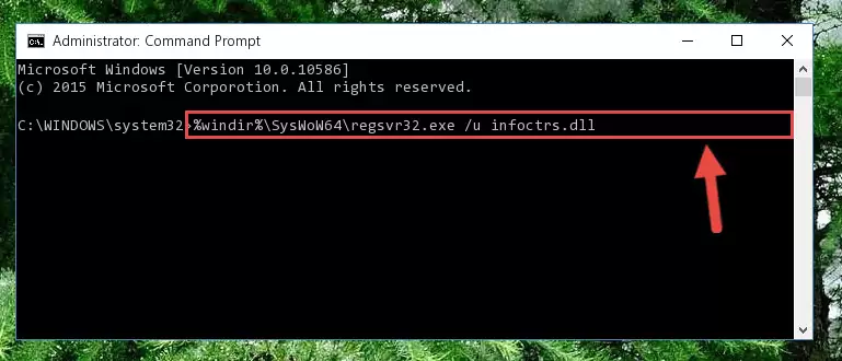 Creating a clean registry for the Infoctrs.dll library (for 64 Bit)