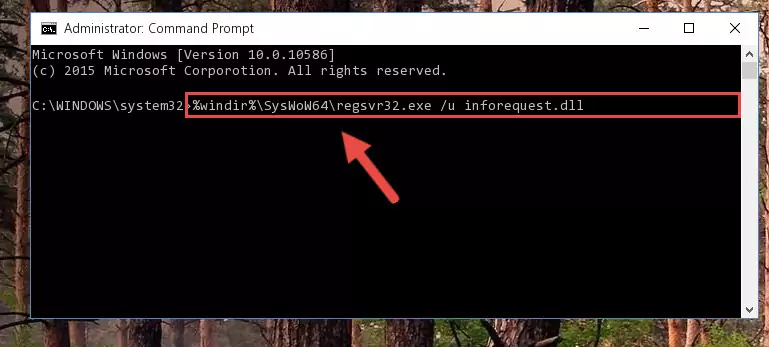 Creating a clean and good registry for the Inforequest.dll file (64 Bit için)