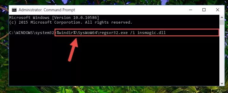 Cleaning the problematic registry of the Insmagic.dll file from the Windows Registry Editor