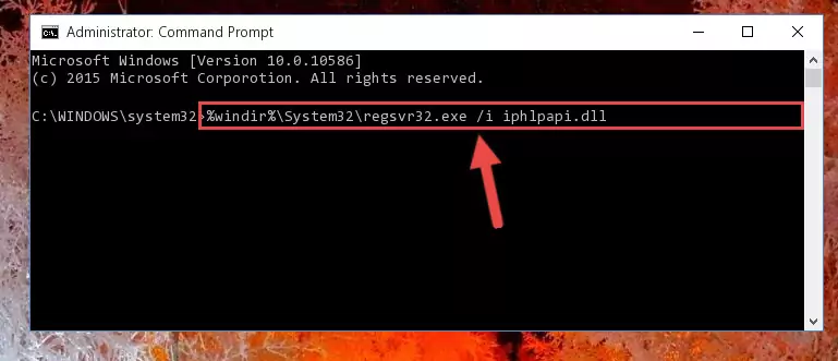 Deleting the Iphlpapi.dll file's problematic registry in the Windows Registry Editor
